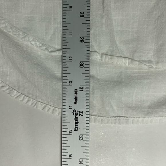 Seafolly XS Womens Beach Basics Boyfriend Beach Shirt Cover Up White Travel - Picture 8 of 8